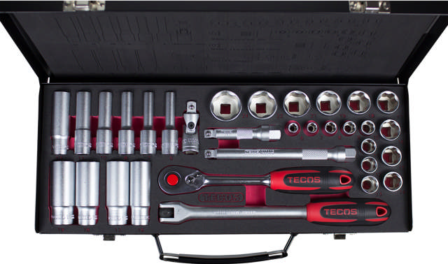 Topnøglesæt T-1039M (3/8