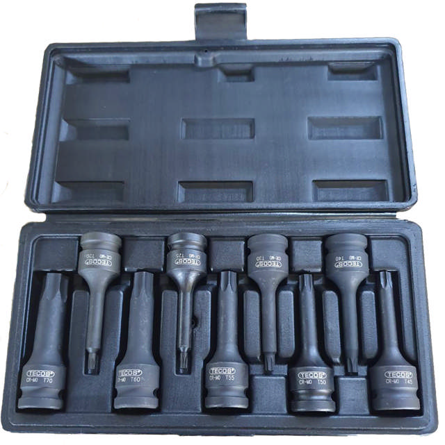 Krafttopsæt Torx x1/2