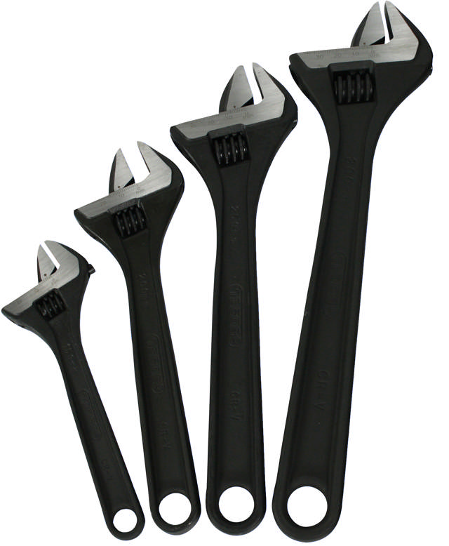 Skiftenøglesæt; 4 dele: 6