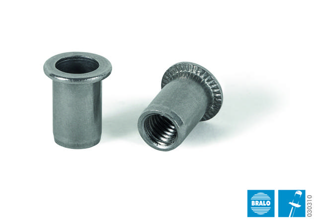 Gevindnitte M5 x 12 mm A2, 500 stk.