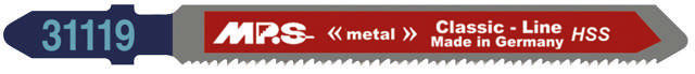 Stiksavklinge 31119, 2 stk. 90 mm HSS 23-18 tpi