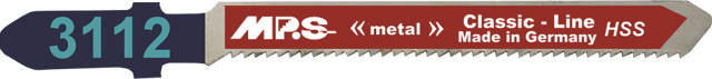 Stiksavklinge 3112, 5 stk. 75 mm HSS 21 tpi