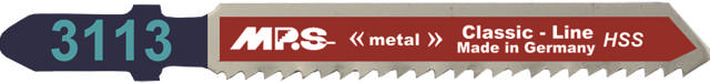 Stiksavklinge 3113, 5 stk. 75 mm HSS 12 tpi
