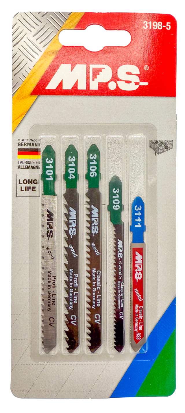 Stiksavklinger sæt med 5 dele