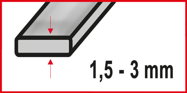 Stiksavklinge 3130, 3 stk. 85 mm HM 24 tpi